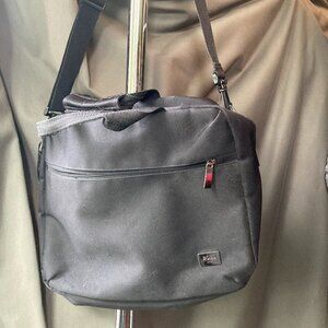 HUGO BOSS Laptop CANVAS CROSSBODY bag